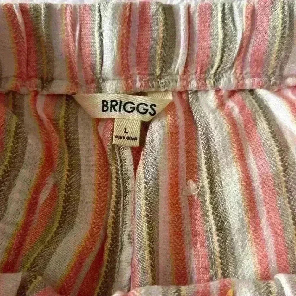 NWT-Women's NEW Briggs Shorts Stretch Back Pockets Summer Size Large - Picture 4 of 6